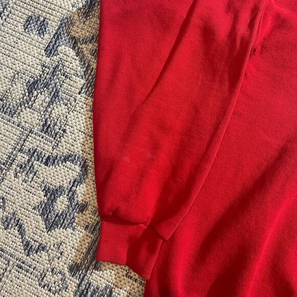 VTG 90's Ohio State Buckeyes Football College Crewneck Red Size XL - Picture 4 of 7